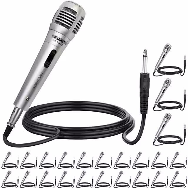 PM -66k 2 pair 12Pcs 5 Core Inc  Microphones